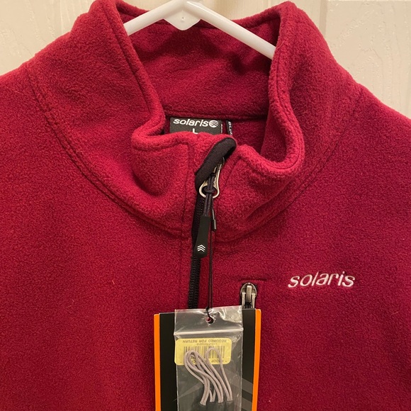 NWT Solaris Fleece Vest Full zip up Pockets Outdoors Hiking 200S weight fleece - Picture 8 of 15
